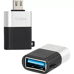 OTG-переходник Gelius GP-OTG002 Adapter USB 3.0 to MicroUSB Black