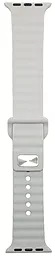Ремешок ArmorStandart Ribbed для Apple Watch 42mm/44mm/45mm/49mm Light Grey (ARM51987)