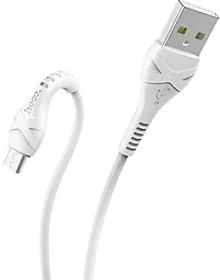 USB Кабель Hoco X37 Cool Power micro USB Cable White