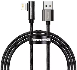 Кабель USB Baseus Legend Series Elbow Fast Charging 2.4A 2M Lightning Cable Black (CALCS-A01)