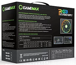 Блок питания GAMEMAX 1050W 80 Gold ARGB (RGB-1050 PRO) - миниатюра 7