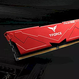 Оперативная память Team 32 GB (2x16GB) DDR5 6000 MHz T-Force Vulcan Red (FLRD532G6000HC38ADC01) - миниатюра 8