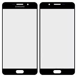 Корпусное стекло дисплея Samsung Galaxy A7 A710F, A710FD, A710M, A710Y, A7100 2016 (с OCA пленкой) Black