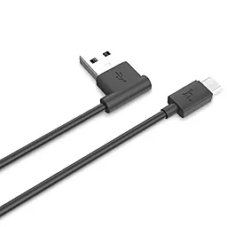 Кабель USB Hoco UPM10 L-Shape micro USB Cable Black