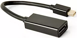 Відеокабель Cablexpert Mini DisplayPort - DisplayPort M-F Black (A-mDPM-DPF4K-01)