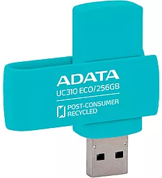 Флешка ADATA 256 GB UC310 Eco USB 3.2 Green (UC310E-256G-RGN) - миниатюра 4