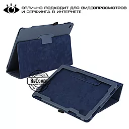 Чехол для планшета BeCover Slimbook case для Asus Z300 ZenPad 10 Navy Blue - миниатюра 2