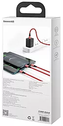 Кабель USB PD Baseus Rapid 20w 3.5a 1.5m 3-in-1 USB Type-C to Type-C/Lightning/micro USB cable red (CAMLT-SC09) - миниатюра 11