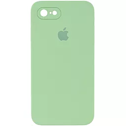 Чехол Silicone Case Full Camera Square для Apple iPhone 6, iPhone 6s Mint