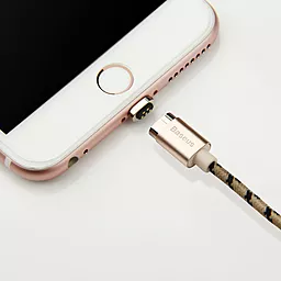 USB Кабель Baseus Magnetic Data Cable Lightning Tyrant Gold - мініатюра 7