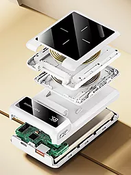 Повербанк Powermax Wireless Folding 10000 mAh 22.5W White - миниатюра 9