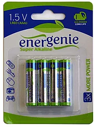 Батарейка Energenie AAA (LR03) 4шт (EG-LR03-4BL/4)