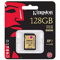 Карта пам'яті Kingston SDXC 128GB Ultimate Class 10 UHS-I U1 (SDA10/128GB) - мініатюра 2