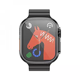 Смарт-часы Hoco Smart Sports Watch Y12 Ultra (Call Version) Black - миниатюра 2