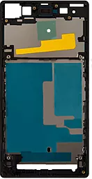 Рамка дисплея Sony Xperia Z1 L39h C6902 / C6903 / C6906 / C6943 Black - миниатюра 2