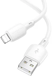 Кабель USB Borofone BX93 12W 2.4A Lightning Cable White - миниатюра 3