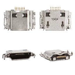 Роз'єм зарядки Samsung B7722 / B7722i / C3530 / I5700 / I5800 / I717 / I7500 / I8000 / I8510 / I9220/ N7000 / S3370 / S5250 / S5620/ S5670 / S5750 / S5830 / S5830i / S6500 / S7230 / S7350 / S7550 / S8000 / S8003 / S8300 7 pin, micro-USB