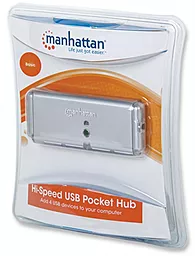 USB хаб Manhattan Pocket Hub (160599) - миниатюра 2