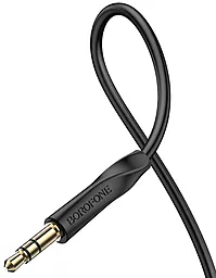 Аудио кабель Borofone BL16 Clear Sound AUX mini Jack 3.5mm M/M Cable 1 м black - миниатюра 4