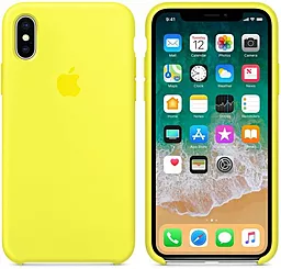 Чохол Silicone Case для Apple iPhone XS Max Yellow