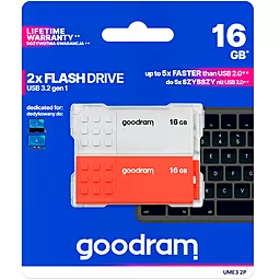 Флешка GooDRam 2x16 GB UME3 MIX 2-PACK USB (UME3-0160MXR11-2P) - миниатюра 6