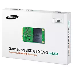 SSD Накопитель Samsung 850 EVO 1 TB mSATA (MZ-M5E1T0BW) - миниатюра 7