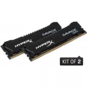 Оперативна пам'ять Kingston DDR4 8Gb 2400 MHz HyperX Savage Black (HX424C12SB/8) - мініатюра 2