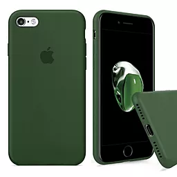 Чохол Silicone Case Full для Apple iPhone 6, iPhone 6s Atrovirens