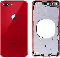 Корпус Apple iPhone 8 Plus з тримачем Sim-карти, з бічними кнопками Red