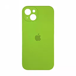 Чехол Silicone Case Full Camera для Apple iPhone 14 Party green