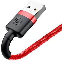 Кабель USB Baseus Kevlar 0.5M Lightning Cable Red/Red (CALKLF-A09) - миниатюра 2