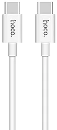 Кабель USB Hoco X23 Skilled USB Type-C to USB Type-C Cable White