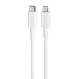 USB PD Кабель Proove Small Silicone 20w USB Type-C - Lightning cable White (CCSM20002102)