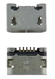 Універсальний роз'єм зарядки №5 (ver. C) Pin 5, Micro-USB, відстань між ніжками кріплення 6 мм (без юбки)