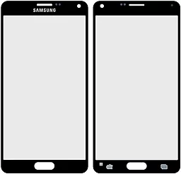 Корпусне скло дисплея Samsung Galaxy Note 4 N910H Black