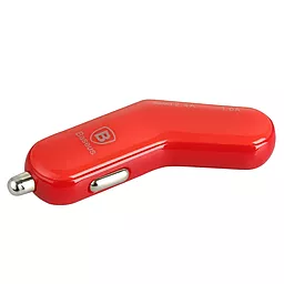 Автомобильное зарядное устройство Baseus 2USB Car charger 2.4A Red (flyest series) - миниатюра 2