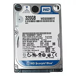Жесткий диск для ноутбука Western Digital Scorpio Blue 320 GB 2.5 (WD3200BEVT)