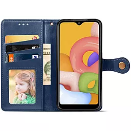 Чехол GETMAN Gallant (PU) для Samsung Galaxy A53 5G Blue - миниатюра 3
