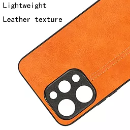Чехол Cosmic Leather Case для Xiaomi Redmi 12 4G Orange - миниатюра 5