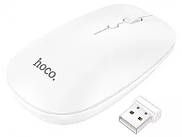 Компьютерная мышка Hoco GM15 Art dual-mode business wireless mouse White