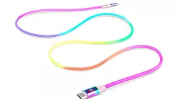 Кабель USB PD REAL-EL USB Type-C - Lightning Cable Rainbow (4743304104710) - миниатюра 3