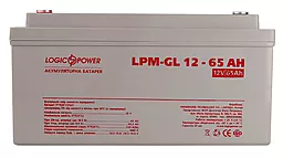 Аккумуляторная батарея Logicpower 12V 65 Ah (LPU-GL 12 - 65 AH) GEL