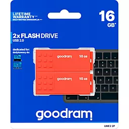 Флешка GooDRam 2x16 GB UME2 MIX 2-PACK USB (UME2-0160MXR11-2P) - миниатюра 9