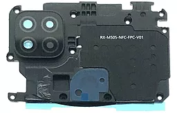 Стекло камеры Xiaomi Redmi 9C NFC с рамкой Black