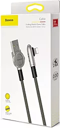 Кабель USB Baseus Exciting Mobile Game Lightning L-Shape Cable Black (CALCJ-A01) - миниатюра 3