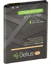 Аккумулятор LG D855 G3 / BL-53YH (2500 mAh) Gelius Pro - миниатюра 2