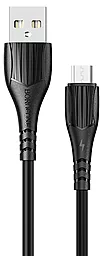 Кабель USB Borofone BX37 2.4A micro USB Cable Black
