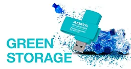 Флешка ADATA 32 GB UC310 Eco USB 3.2 Green (UC310E-32G-RGN) - миниатюра 6