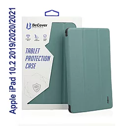 Чохол для планшету BeCover Soft Edge з кріпленням Apple Pencil для Apple iPad 10.2" 7 (2019), 8 (2020), 9 (2021)  Dark Green (706811)