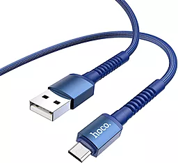 Кабель USB Hoco X71 Especial micro USB Cable Blue - миниатюра 3